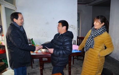 群眾冷暖掛心頭！公司黨總支開展春節(jié)前走訪慰問