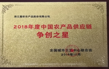 喜報：熱烈祝賀我公司在第三屆中國農(nóng)產(chǎn)品供應(yīng)鏈大會上喜獲七項重要榮譽！