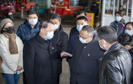 嘉興市委常委、嘉興經(jīng)開區(qū)黨工委書記陳利眾蒞臨我司指導防疫保供工作